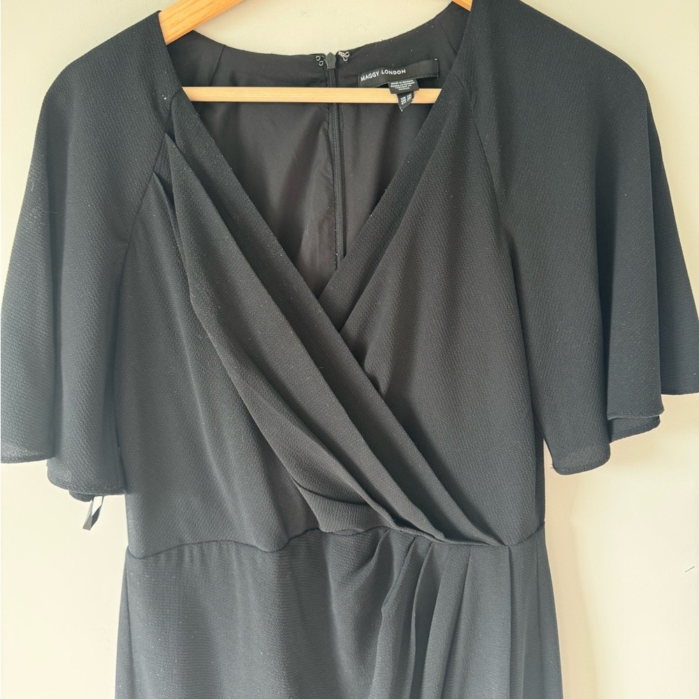 Maggy London Black Midi Dress - Picture 2 of 9